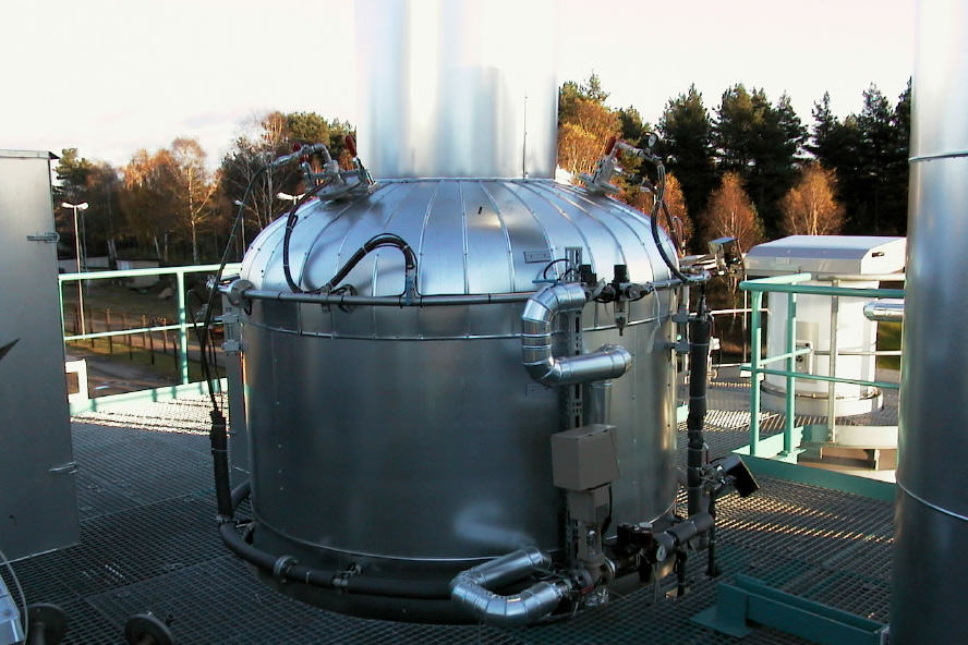 Instalacja oczyszczania gazów po spalaniu
