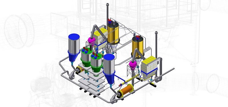 Modelowanie 3D instalacji / Obliczenia MES