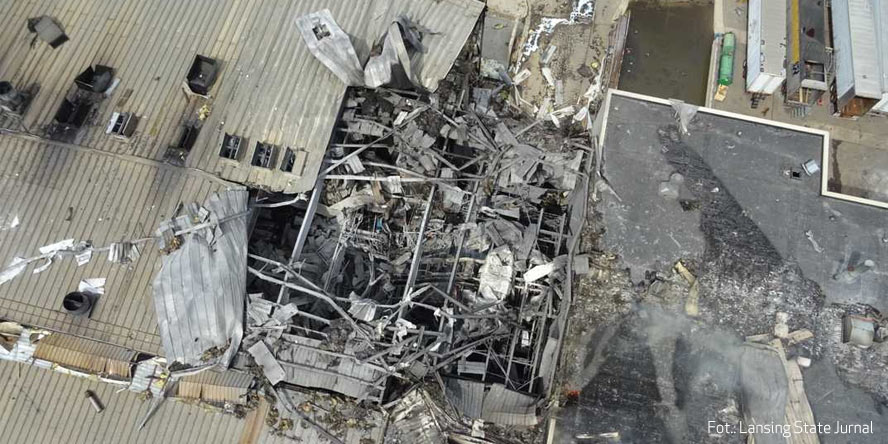 Wybuch pyłu magnezu