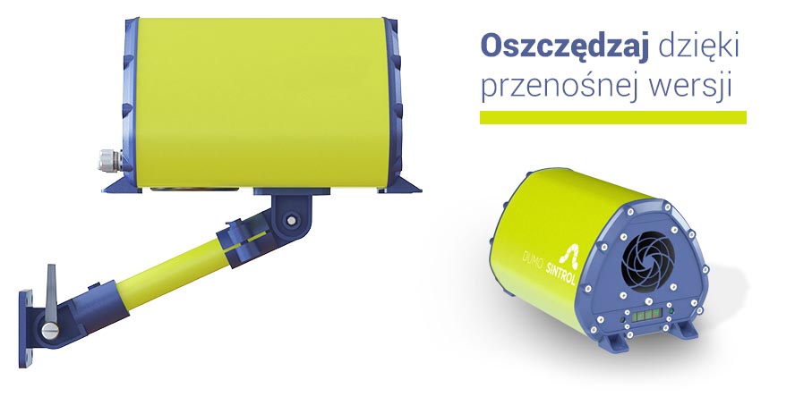 Czujnik zapylenia w pomieszczeniach i halach