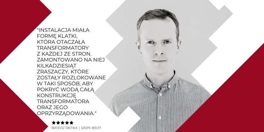 ochrona przeciwpożarowa transformatora dla elektrowni