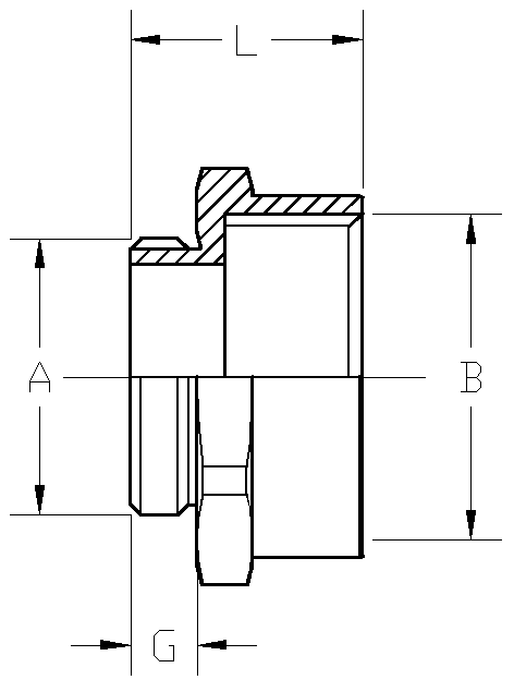 Adapter dławnic kablowych